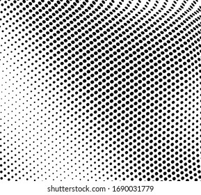 Textura abstracta de medio tono. Fondo caótico negro y blanco de puntos