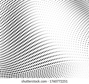 Textura abstracta de medio tono. Fondo caótico negro y blanco de puntos