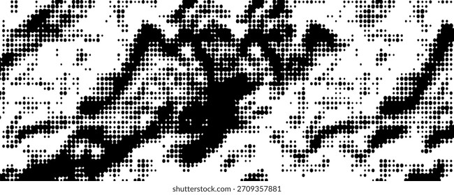  abstract halftone texture. Black and white pattern of dots on a white background. Texture for printing on business cards, badges, posters, labels. eps10