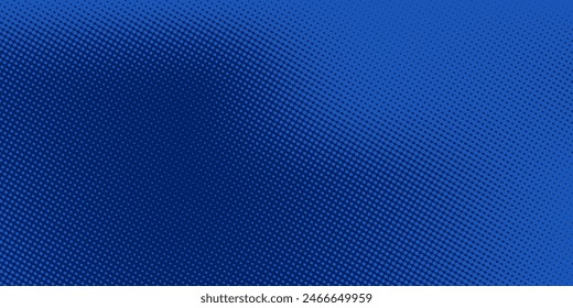 abstract halftone texture blue background in geometric style