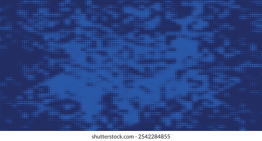 abstract halftone texture blue background in geometric style