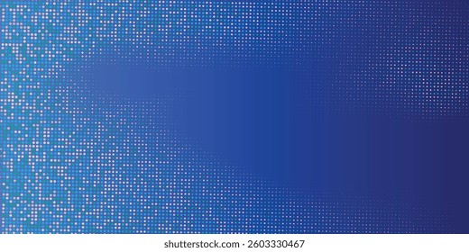 abstract halftone texture blue background in geometric style