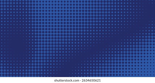 abstract halftone texture blue background in geometric style dot sport
