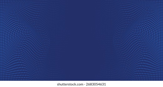 Fondo azul abstracto de la textura del semitono en estilo geométrico. EPS 10