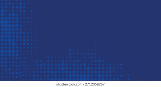 Fondo azul abstracto de la textura del semitono en diseño geométrico del best seller del estilo. Ilustración vectorial EPS10