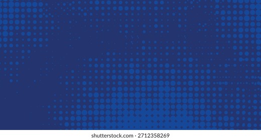 Fondo azul abstracto de la textura del semitono en diseño geométrico del best seller del estilo. Ilustración vectorial EPS10