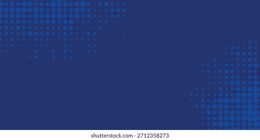 Fondo azul abstracto de la textura del semitono en diseño geométrico del best seller del estilo. Ilustración vectorial EPS10