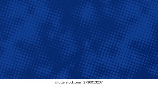 Fondo azul de textura de semitono abstracto en estilo geométrico Diseño de best seller
