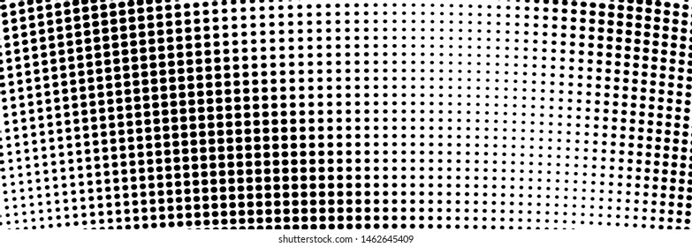 Abstract halftone texture. Chaotic dots on white background