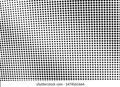 Abstract halftone texture. Chaotic dots on white background