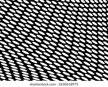 Abstractas textura semitono. Patrón caótico de puntos negros sobre un fondo blanco. Superficie grunge futurista. Fondo blanco y negro.