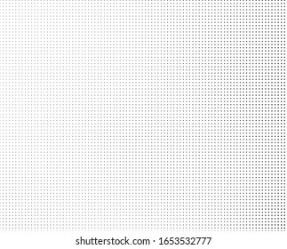 Abstract halftone texture. Chaotic wave pattern of dots. Ink drops on white background