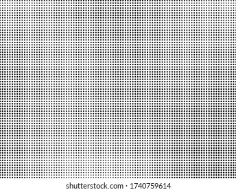Abstract halftone texture. Chaotic wave pattern of dots. Ink drops on white background