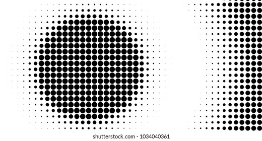 Abstract halftone texture with dots. Vector. Modern background for posters, websites, web pages, business cards, postcards, interior design. Punk, pop, grunge in vintage style. Minimalism. 