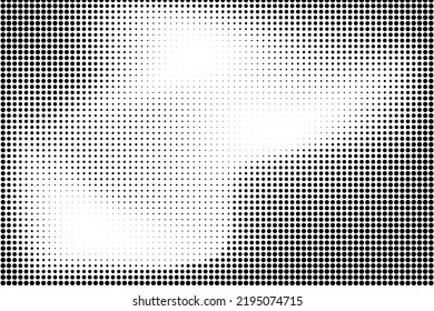 Abstract halftone texture with dots. Vector. Modern background for posters, websites, web pages, business cards, postcards, interior design. Punk, pop, grunge in vintage style. Minimalism. 