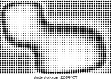 Abstract halftone texture with dots. Vector. Modern background for posters, websites, web pages, business cards, postcards, interior design. Punk, pop, grunge in vintage style. Minimalism. 