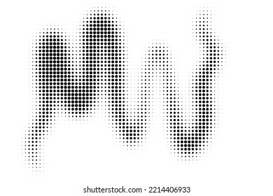 Abstract halftone texture with dots. Vector. Modern background for posters, websites, web pages, business cards, postcards, interior design. Punk, pop, grunge in vintage style. Minimalism. 