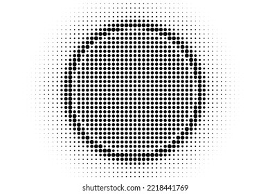 Abstract halftone texture with dots. Vector. Modern background for posters, websites, web pages, business cards, postcards, interior design. Punk, pop, grunge in vintage style. Minimalism. 