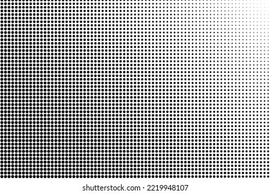 Textura sintética de medio tono con puntos. Vector. Fondo moderno para afiches, sitios web, páginas web, tarjetas de visita, postales, diseño interior. Punk, pop, grunge de estilo vintage. Minimalismo. 