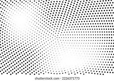 Abstract halftone texture with dots. Vector. Modern background for posters, websites, web pages, business cards, postcards, interior design. Punk, pop, grunge in vintage style. Minimalism. 