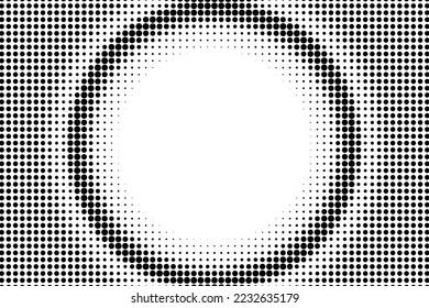 Abstract halftone texture with dots. Vector. Modern background for posters, websites, web pages, business cards, postcards, interior design. Punk, pop, grunge in vintage style. Minimalism. 