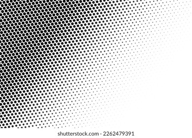 Abstract halftone texture with dots. Vector. Modern background for posters, websites, web pages, business cards, postcards, interior design. Punk, pop, grunge in vintage style. Minimalism. 
