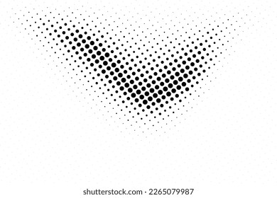 Abstract halftone texture with dots. Vector. Modern background for posters, websites, web pages, business cards, postcards, interior design. Punk, pop, grunge in vintage style. Minimalism. 