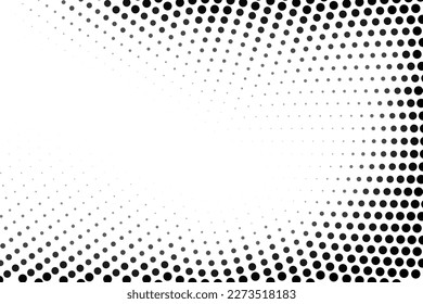 Abstract halftone texture with dots. Vector. Modern background for posters, websites, web pages, business cards, postcards, interior design. Punk, pop, grunge in vintage style. Minimalism. 