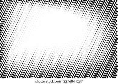 Abstract halftone texture with dots. Vector. Modern background for posters, websites, web pages, business cards, postcards, interior design. Punk, pop, grunge in vintage style. Minimalism. 