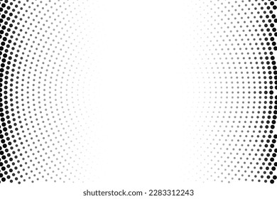 Abstract halftone texture with dots. Vector. Modern background for posters, websites, web pages, business cards, postcards, interior design. Punk, pop, grunge in vintage style. Minimalism. 