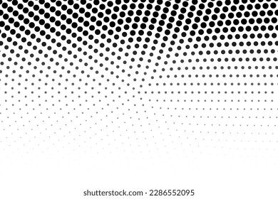 Abstract halftone texture with dots. Vector. Modern background for posters, websites, web pages, business cards, postcards, interior design. Punk, pop, grunge in vintage style. Minimalism. 