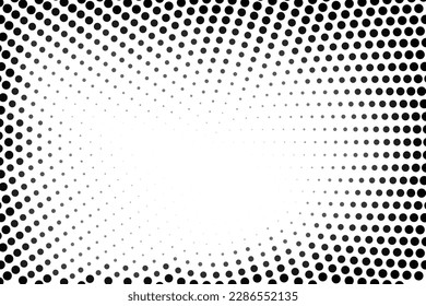 Abstract halftone texture with dots. Vector. Modern background for posters, websites, web pages, business cards, postcards, interior design. Punk, pop, grunge in vintage style. Minimalism. 