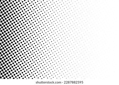 Abstract halftone texture with dots. Vector. Modern background for posters, websites, web pages, business cards, postcards, interior design. Punk, pop, grunge in vintage style. Minimalism. 