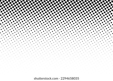 Abstract halftone texture with dots. Vector. Modern background for posters, websites, web pages, business cards, postcards, interior design. Punk, pop, grunge in vintage style. Minimalism. 