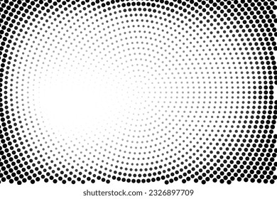 Abstract halftone texture with dots. Vector. Modern background for posters, websites, web pages, business cards, postcards, interior design. Punk, pop, grunge in vintage style. Minimalism. 