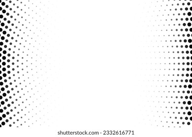 Abstract halftone texture with dots. Vector. Modern background for posters, websites, web pages, business cards, postcards, interior design. Punk, pop, grunge in vintage style. Minimalism. 