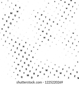 Abstract halftone texture with letters. Vector. Modern background for posters, websites, web pages, business cards, postcards, interior design. Punk, pop, grunge in vintage style. Minimalism.