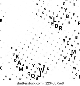 Abstract halftone texture with letters. Vector. Modern background for posters, websites, web pages, business cards, postcards, interior design. Punk, pop, grunge in vintage style. Minimalism.