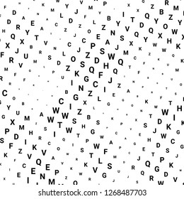 Abstract halftone texture with letters. Vector. Modern background for posters, websites, web pages, business cards, postcards, interior design. Punk, pop, grunge in vintage style. Minimalism.