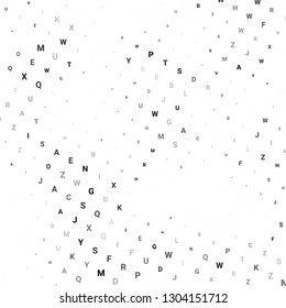 Abstract halftone texture with letters. Vector. Modern background for posters, websites, web pages, business cards, postcards, interior design. Punk, pop, grunge in vintage style. Minimalism.