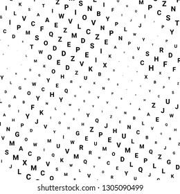 Abstract halftone texture with letters. Vector. Modern background for posters, websites, web pages, business cards, postcards, interior design. Punk, pop, grunge in vintage style. Minimalism.