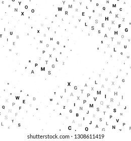 Abstract halftone texture with letters. Vector. Modern background for posters, websites, web pages, business cards, postcards, interior design. Punk, pop, grunge in vintage style. Minimalism.