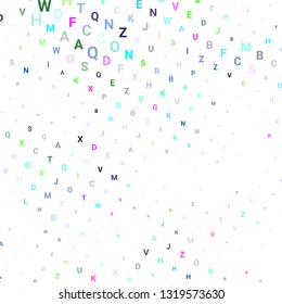 Abstract halftone texture with letters. Vector. Modern background for posters, websites, web pages, business cards, postcards, interior design. Punk, pop, grunge in vintage style. Minimalism.