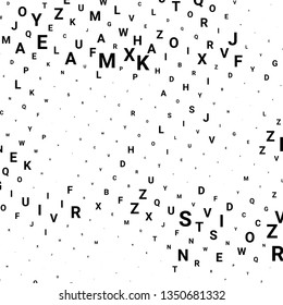 Abstract halftone texture with letters. Vector. Modern background for posters, websites, web pages, business cards, postcards, interior design. Punk, pop, grunge in vintage style. Minimalism.