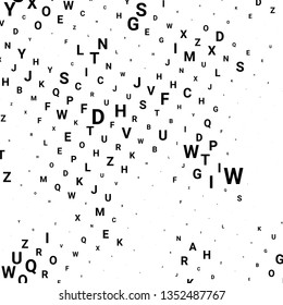 Abstract halftone texture with letters. Vector. Modern background for posters, websites, web pages, business cards, postcards, interior design. Punk, pop, grunge in vintage style. Minimalism.