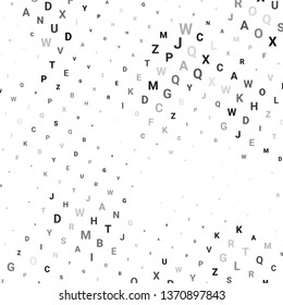 Abstract halftone texture with letters. Vector. Modern background for posters, websites, web pages, business cards, postcards, interior design. Punk, pop, grunge in vintage style. Minimalism.