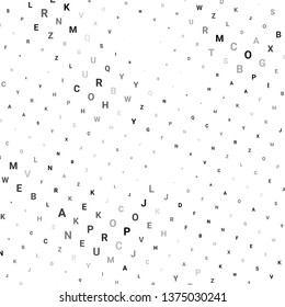 Abstract halftone texture with letters. Vector. Modern background for posters, websites, web pages, business cards, postcards, interior design. Punk, pop, grunge in vintage style. Minimalism.