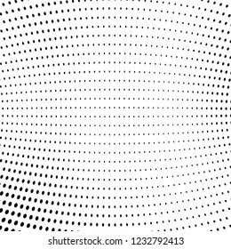 Abstract halftone texture. A light pattern of dots. Simple vector vintage wave background