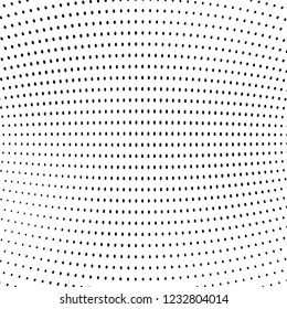 Abstract halftone texture. A light pattern of dots. Simple vector vintage wave background