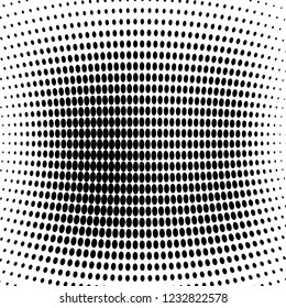 Abstract halftone texture. A light pattern of dots. Simple vector vintage wave background